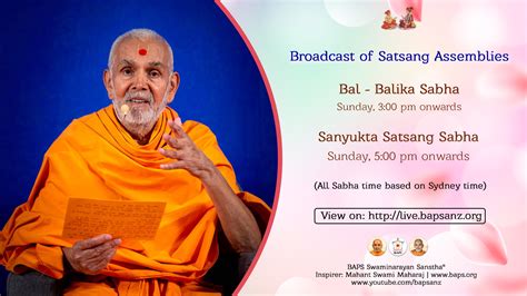 live.baps.org - Satsang Ravi Sabha 05-09-2021 | BAPS Ravi SabhaBAPS Swaminarayan Weekly Ravi Sabha for India,baps live darshan baps org live webcast live bap.... 