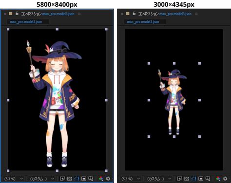 Live2d model canvas size.  This may improve rendering speed and reduce memory usage. psd...