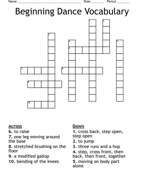 Lively ballroom dance crossword clue. French dance is a crossword puzzle clue. A crossword puzzle clue. Find the answer at Crossword Tracker. Tip: Use ? for unknown answer letters, ex: UNKNO?N ... Dance; Ballroom dance; Lively dance; Chopin composition; Bank statement abbr. Stately dance; Formal dance ___ Harbour, Fla. 