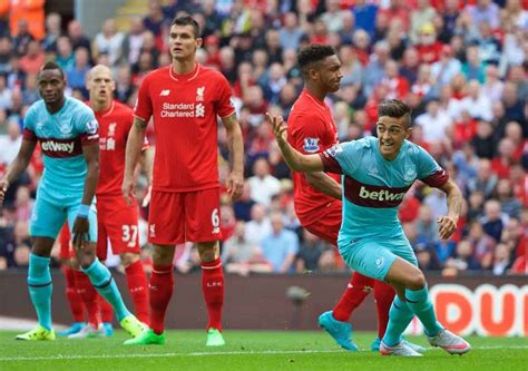 Liverpool vs. west ham. Apr 26, 2023 · Premier League match West Ham vs Liverpool 26.04.2023. Preview and stats followed by live commentary, video highlights and match report. 
