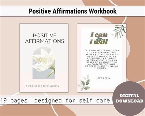 Livia Affirmations Notebook Diary Positive Affirmations Workbook Includes