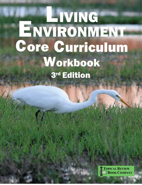Living Curriculum Core Workbook Environment Answers