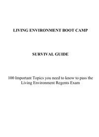 Living environment boot camp survival guide. - Manuale di haulotte ha 20 px.