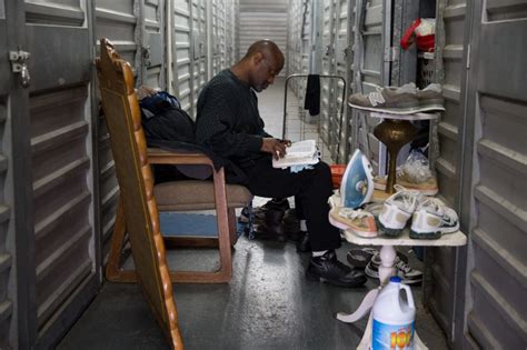 Living in a storage unit. Jan 21, 2024 · 907. Getty Images. A couple that went viral for living inside of a self-storage facility have been kicked out of their unit. Last week, Leland Brown Jr. uploaded a video of himself and his partner ... 