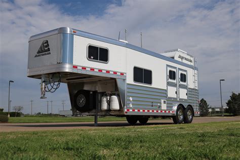 Living quarter horse trailers. Transwest offers a wide range of living quarters horse trailers from the best brands in RV manufacturing. You can choose from simple to extravagant interiors, with amenities such as TV, surround sound, and pull-out awnings. Transwest also provides on-site financing, maintenance, parts, and service for your trailer. 