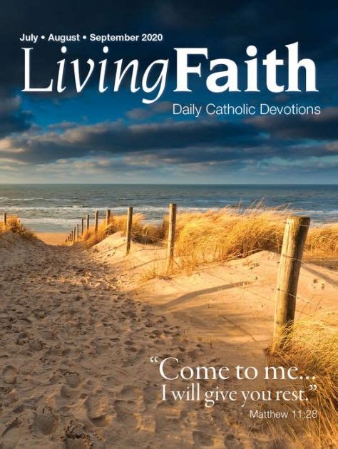Download Living Faith  Daily Catholic Devotions Volume 36 Number 2  2020 July August September By Terence Hegarty
