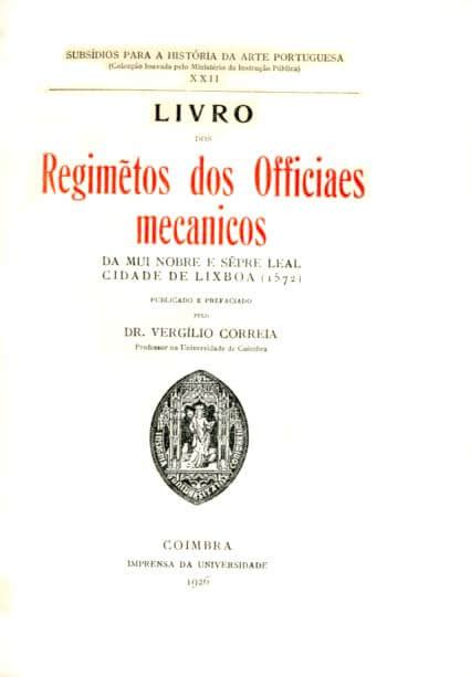 Livro dos regimetos dos officiaes mecanicos da mui nobre e sepre leal cidade de lixboa (1572). - Service manual for 1994 artic cat tigershark.