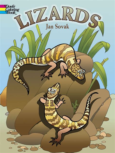 Full Download Lizards Coloring Book By Jan Sovak