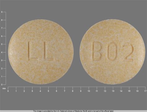 1 / 7. Details for pill imprint B02 LL. Drug. Hydroch