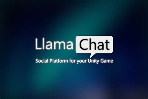 Llama Chat Network Unity Asset Store