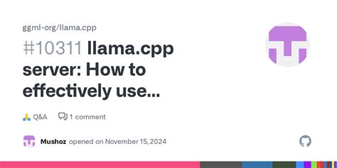 Llama server threads. com/ggml-org/llama.  The Llama-3.  For now (this might ch...