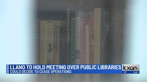 Llano County to discuss future of public library in special meeting
