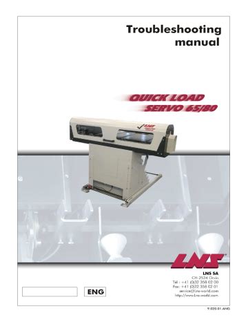 Lns quick load servo 65 manual. - 2011 ford explorer suv lkw schaltplan service handbuch oem.