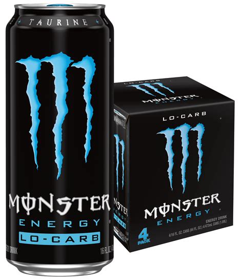 Lo carb monster. Energy Drink, Lo-Carb, 12 Pack Caffeine From All Sources: 140 mg per can. Tear into a can of the meanest energy drink on the planet, Lo-Carb Monster Energy. Low calories, no compromise. That's what Lo-Carb Monster Energy is all about. Get the big bad Monster buzz you know and love, but with a fraction of the calories and carbohydrates. 