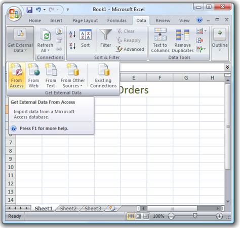 Load Excel 2009