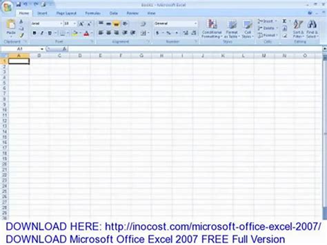 Load microsoft Excel software
