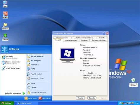 Load microsoft windows XP lite