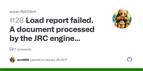 Load report failed. A document processed by the JRC engine ... - Github