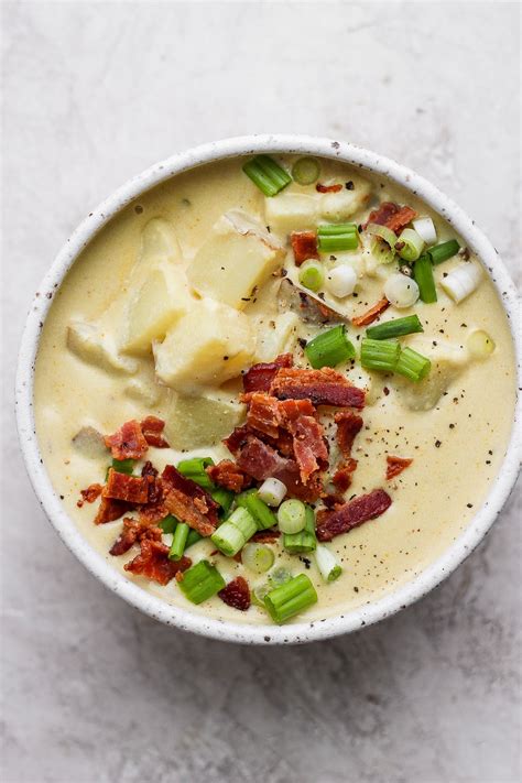 Loaded Baked Potato Soup (Dairy-Free - The Wooden Skillet