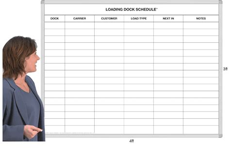 Loading Dock Schedule & Traffic Monitor Board System LDS34T