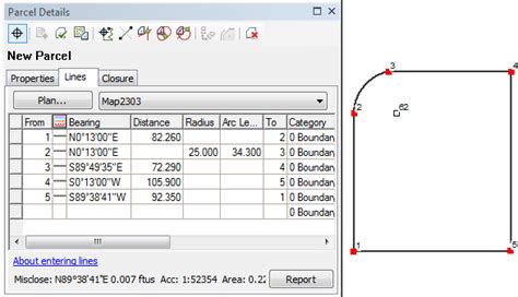 Loading a traverse—ArcMap Documentation - Esri