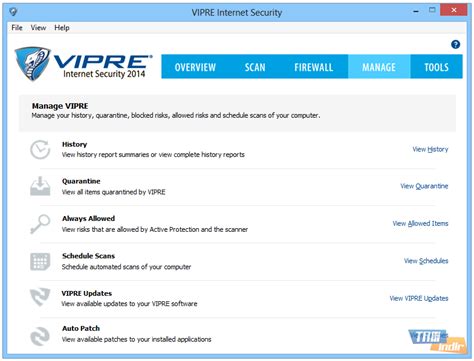 Loadme VIPRE Internet Security open