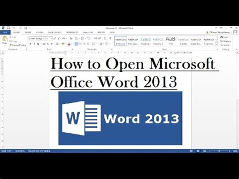 Loadme microsoft Word 2013 open 