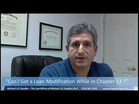 Loan Modification While In Chapter 13 Modification
