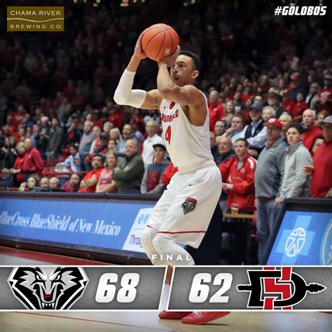 Playing its second straight home game against a ranked opponent in The Pit, the University of New Mexico men's basketball team made it 2-for-2 with a 99-86 win Tuesday night. 
