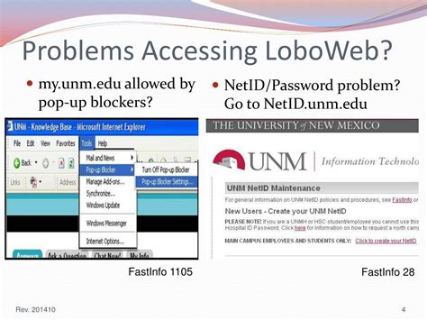 Loboweb login. Welcome to NetID! Your UNM NetID and Password are your keys to access many of UNM's online services, including myUNM and LoboMail, as well as on-campus computer systems. All UNM Students, Faculty and Staff (as well as some affiliates) are eligible for UNM NetID. UNM Health System and UNM HSC faculty, staff and students will continue to manage ... 