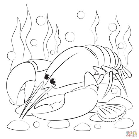 Lobster Coloring Sheet Printable Coloring Pages