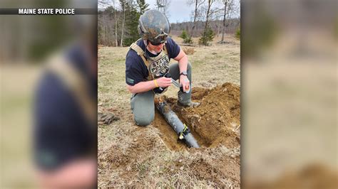 Lobsterman Catches Five-footer: Maine State Police defuse military rocket caught by lobster trapper