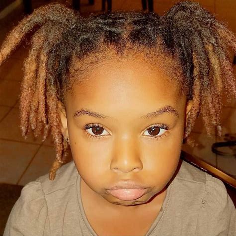 Loc styles for kids. LOC MOHAWK STYLES. Spice up your locs by applying this Mohawk with braided side dreads locked into twists at the top. It is a fitting choice for those who want a bold change. This locs style has created a beautiful Mohawk IG: @ hairbyrelle Petal Buns And Bang Loc Styles IG: @ hairbyrelle Loc Knot Mohawk IG: @ hairbyrelle Clean Professional Locs 