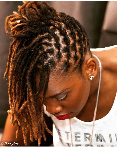 The mainstream view of women who wear locs has been woefully stagnant for decades. Let these looks broaden your imagination. On Omega: Chloe dress, Loulabelle tights, Jimmy Choo heels, Khiry .... 