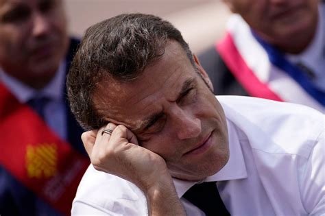 Local French authorities crack down on saucepans during Macron visit