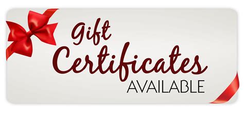 Local Gift Certificates