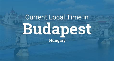 Local Time in Budapest, Hungary - nationsgeo.com