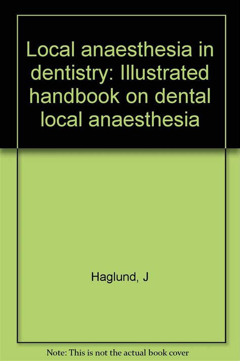 Local anaesthesia in dentistry illustrated handbook on dental local anaesthesia. - Educação, cultura e ensino do brasil.