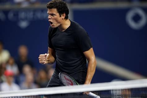 Local favourite Raonic outlasts Tiafoe in opener at National Bank Open in Toronto