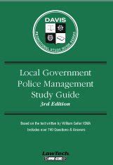 Local government police management 4th study guide. - Risposte alla guida allo studio dei concetti e delle scelte di economia.