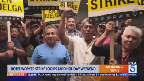 Local hotel worker strike looms amid upcoming holiday weekend 