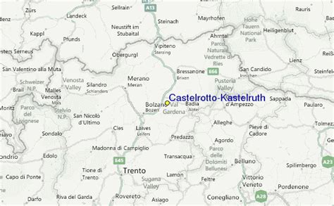 Local map Castelrotto (Kastelruth) - ski resort