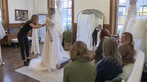 Local nonprofit hosts first wedding dress giveaway since flood damaged warehouse 