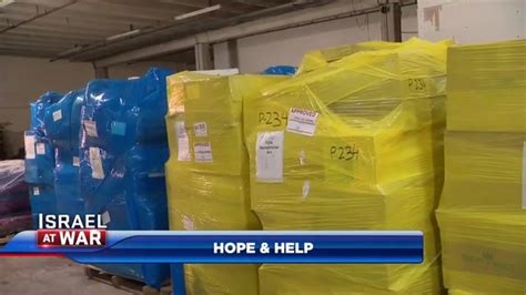 Local organizations and concerned residents band together to send over 220,000 pounds of supplies to Israel