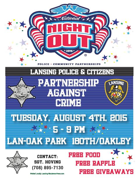 Local police departments take part in National Night Out