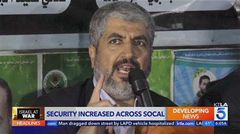Local police stepping up security as former Hamas leader calls for ‘Day of Jihad'