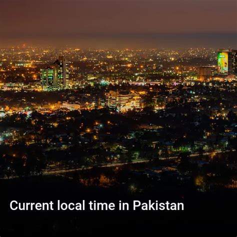 After the disappearance of the twilight until midnight. 90 minutes after the Sunset Prayer. Get accurate Islamic Prayer Times, Salah (Salat), Namaz Time in Pakistan and Azan Timetable with exact Fajr, Dhuhr, Asr, Maghrib, Isha Prayer Times. Also, get Sunrise time and Namaz (Salah) timing in Pakistan. . Local time in pakistan