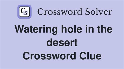 Local watering holes wsj crossword clue. The crossword clue Watering holes? with 4 letters was last seen on the March 15, 2023. We found 20 possible solutions for this clue. We think the likely answer … 