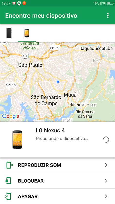 Localizar o meu dispositivo android.  Find devices, other items, and share...