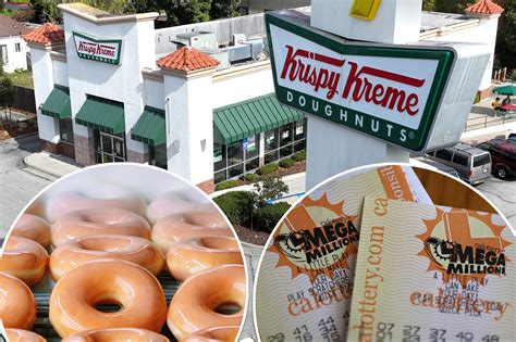 Locals chance their luck at Mega Millions as Krispy Kreme gives away free donuts to those who lose